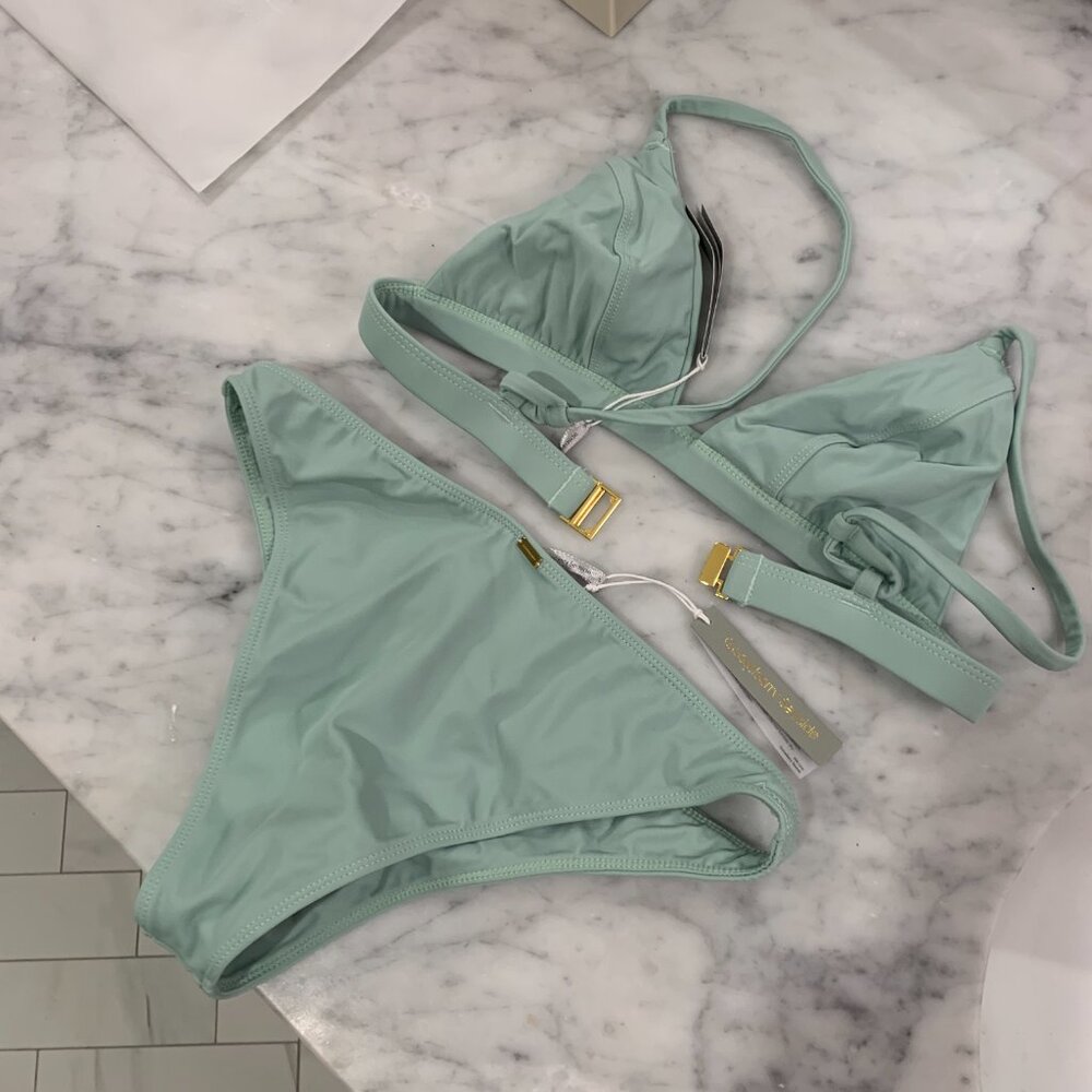 Gooseberry Seaside Light Green Bikini Set - Picture 2 of 8